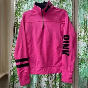 VS PINK • ultimate half zip pullover